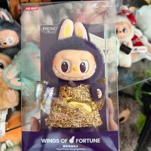 Wings of Fortune Vinyl Plush Hanging card